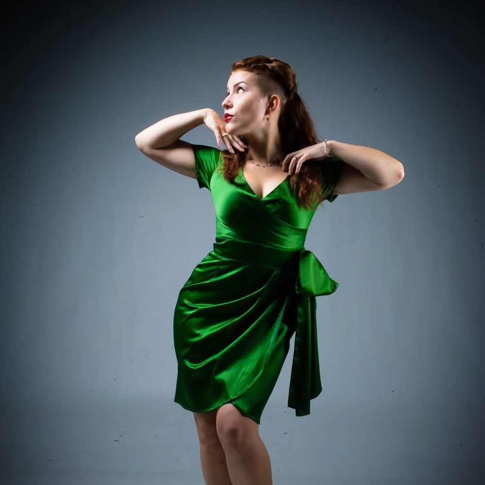 Pinup Couture Emerald Green Mini Dress